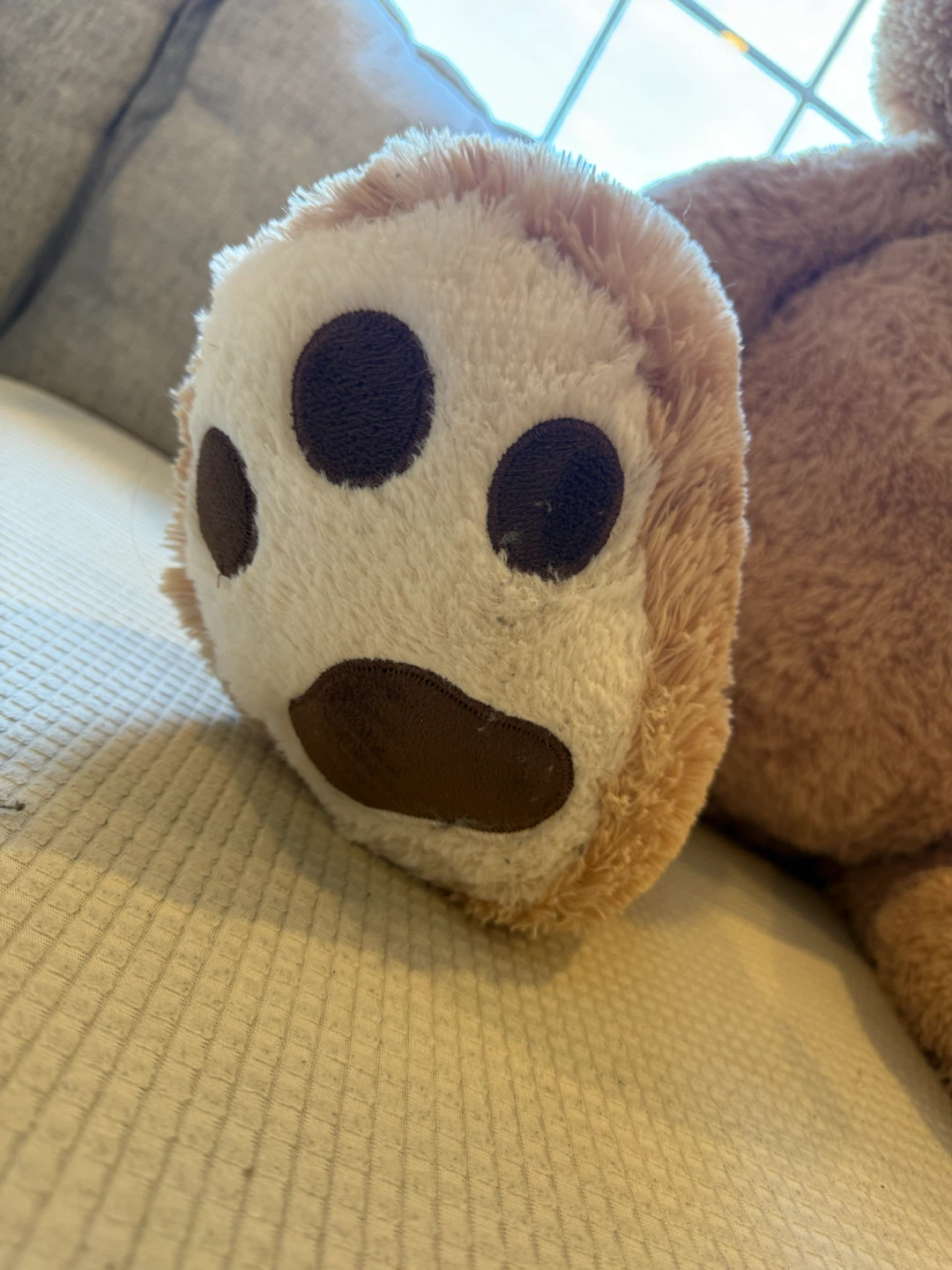 Large Tan Plush Teddy Bear - photo 3
