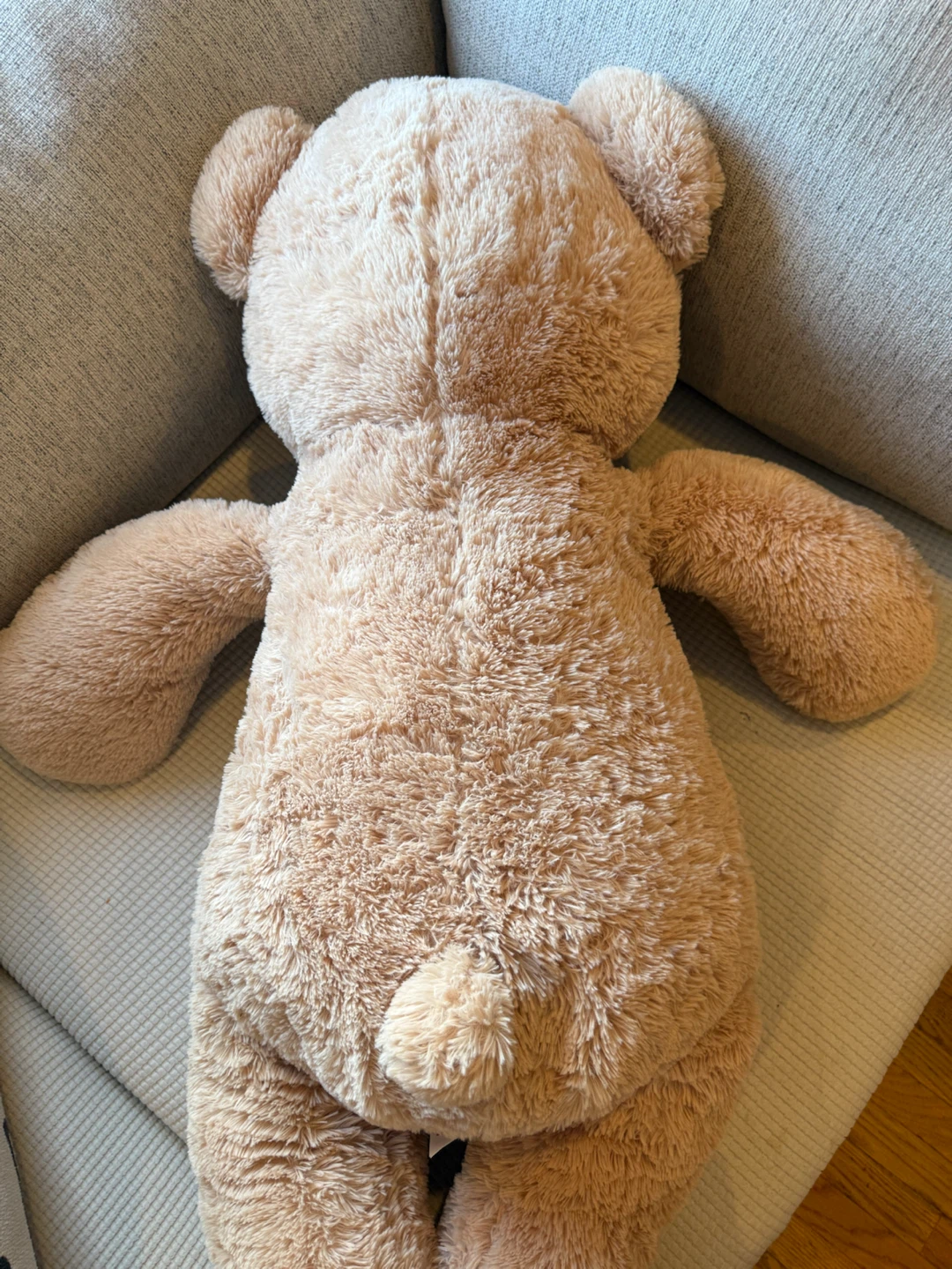 Large Tan Plush Teddy Bear - photo 4