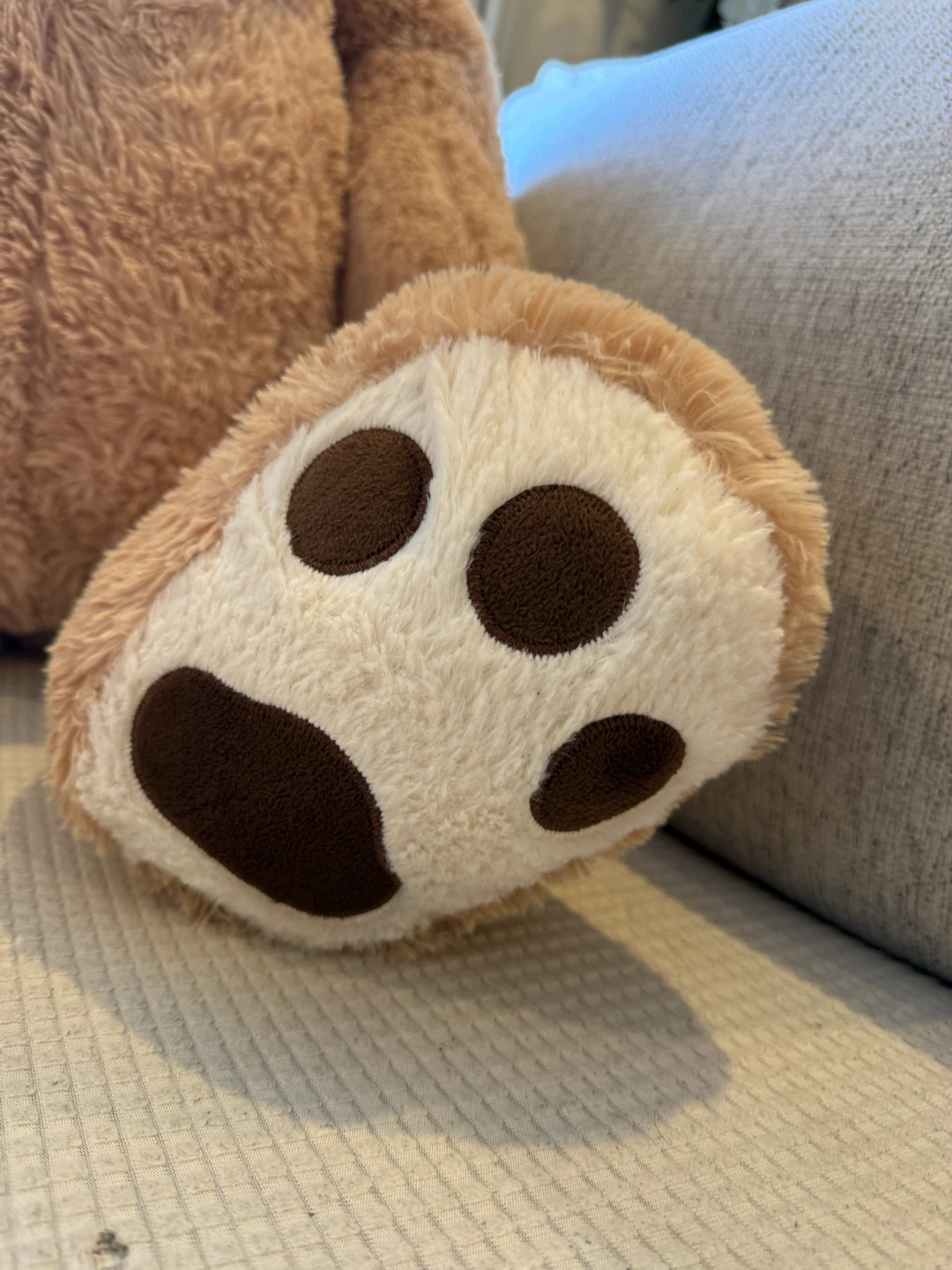 Large Tan Plush Teddy Bear - photo 5