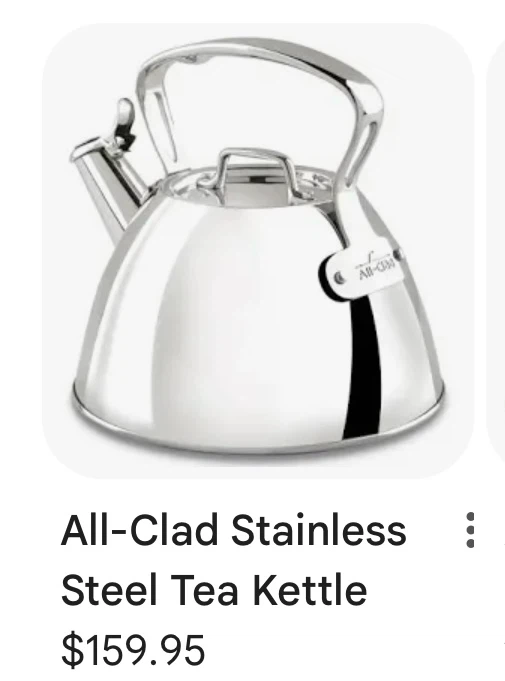 All-Clad Stainless Steel Tea Kettle 1.9L - photo 2