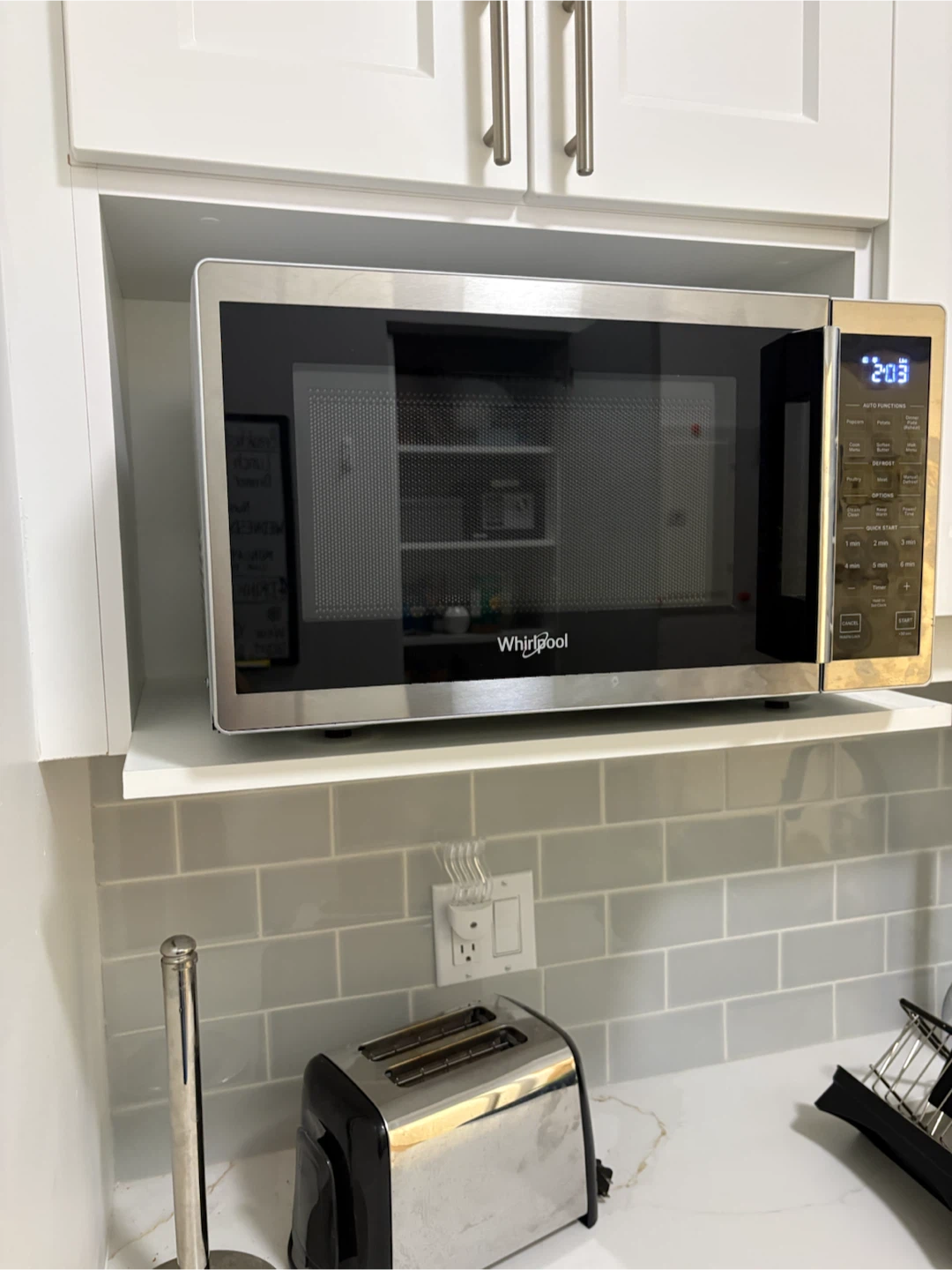 Whirlpool Stainless Steel Microwave