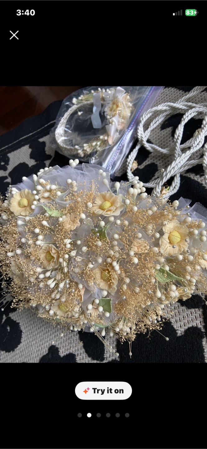 Artificial Flower Wedding Bouquet Set - photo 4