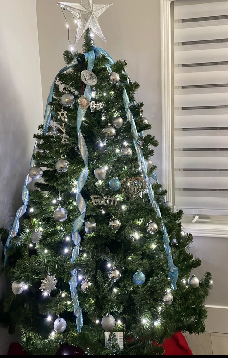 8ft full green Christmas tree