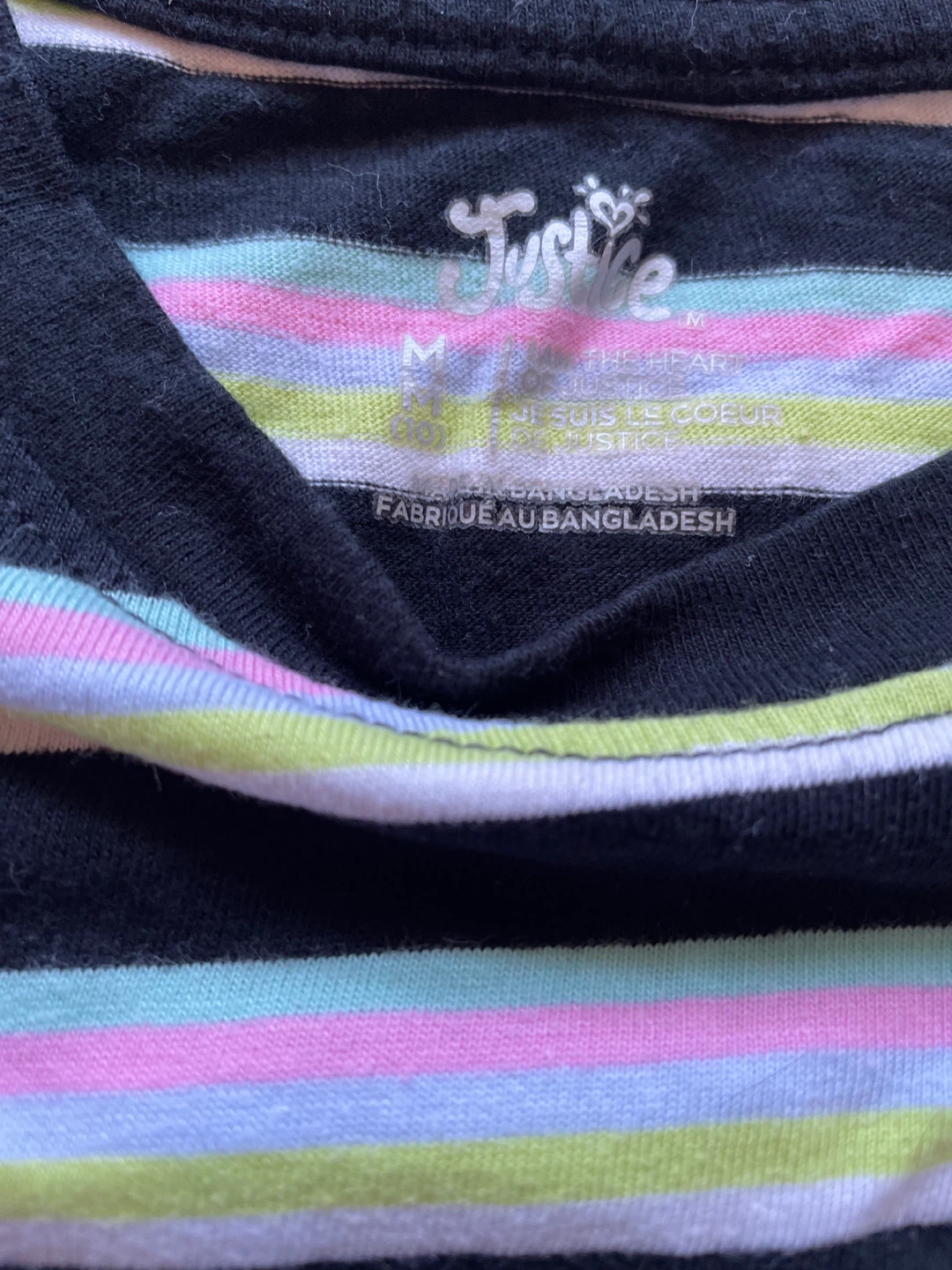 Justice Striped T-Shirt - photo 2
