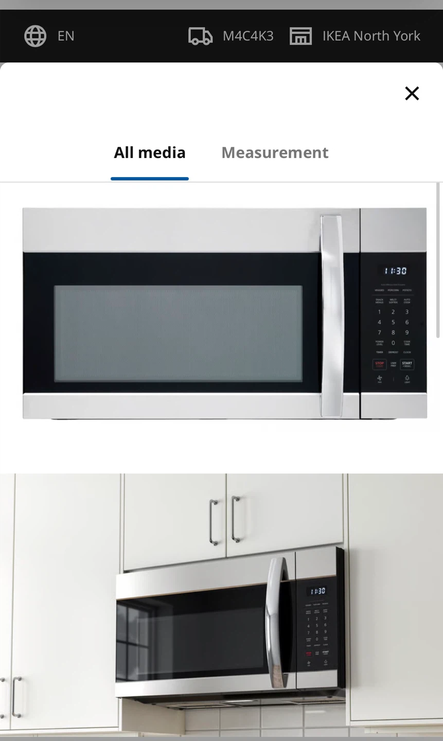 YGSBO Over the Range Microwave - Stainless Steel - photo 2