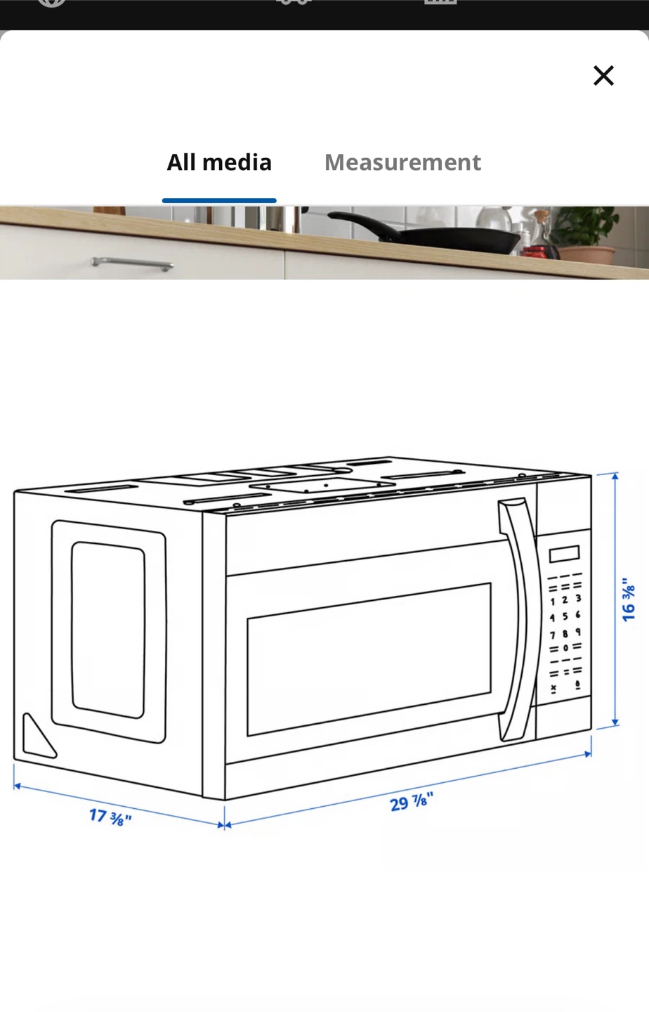 YGSBO Over the Range Microwave - Stainless Steel - photo 3