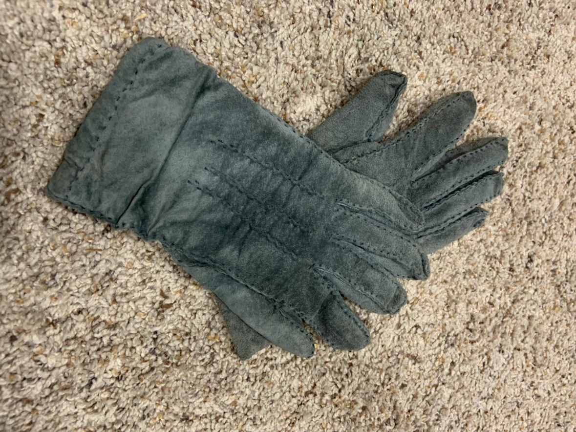 Genuine Leather Gloves with Knit Lining