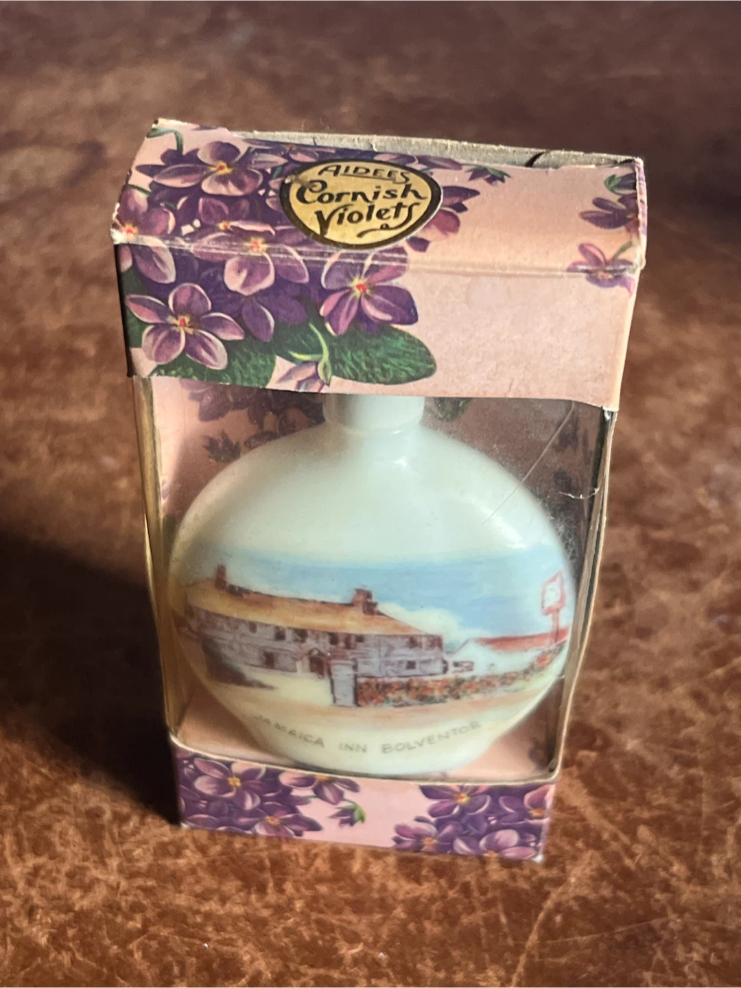Vintage Aidees Cornish Violets Perfume Bottle with Box - photo 2