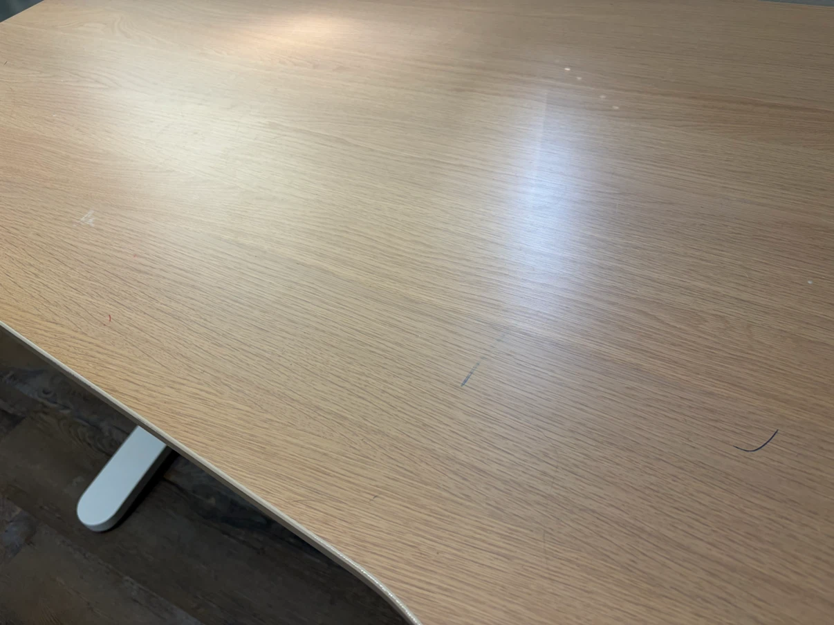 IKEA BEKANT L-Shaped Corner Desk – White Stained Oak Veneer/Whit - photo 4