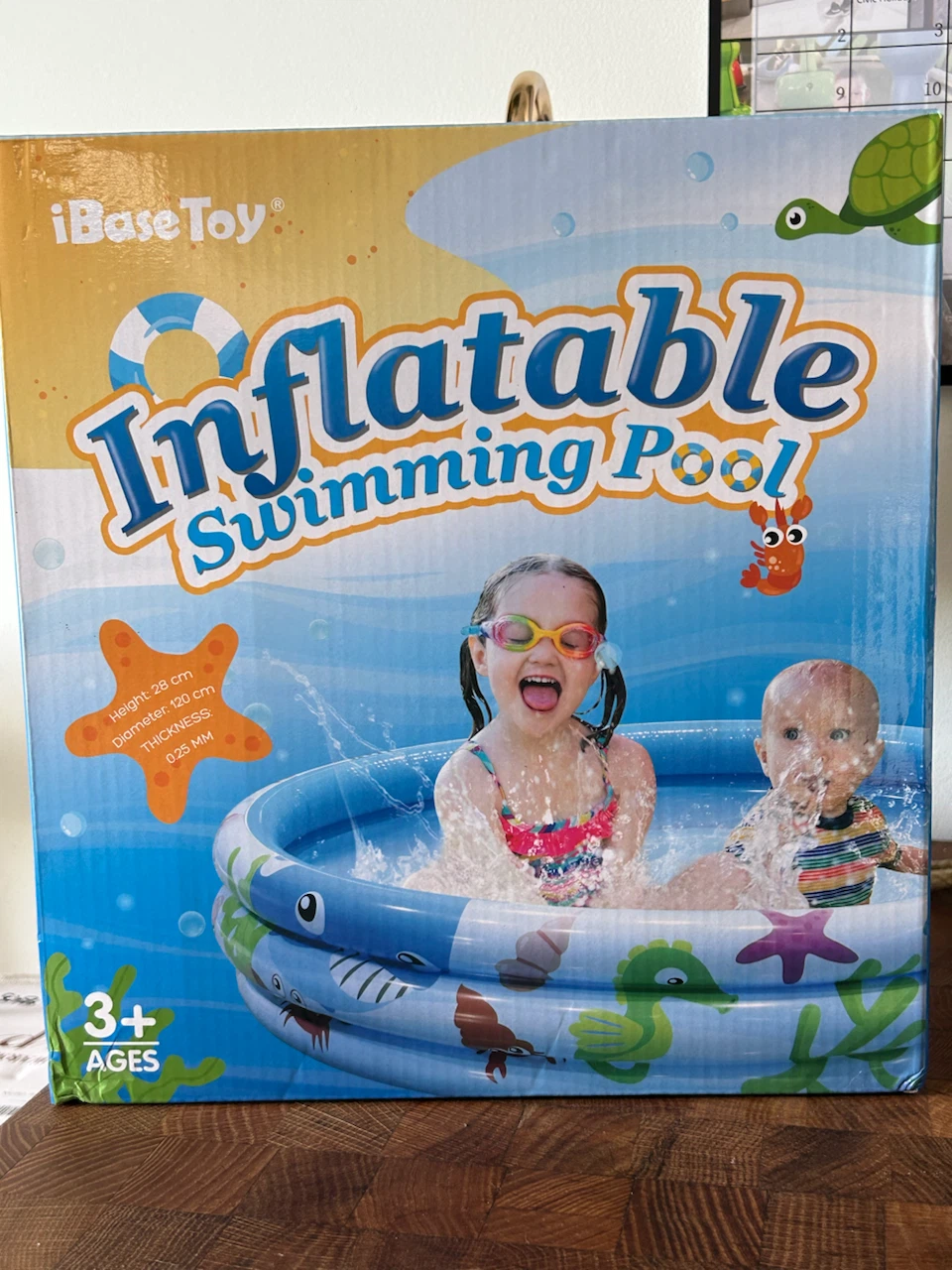 iBaseToy Inflatable Swimming Pool 47 inch