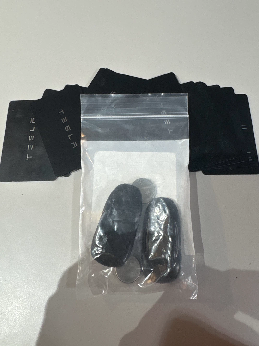 Tesla Car Key Fob and Cards