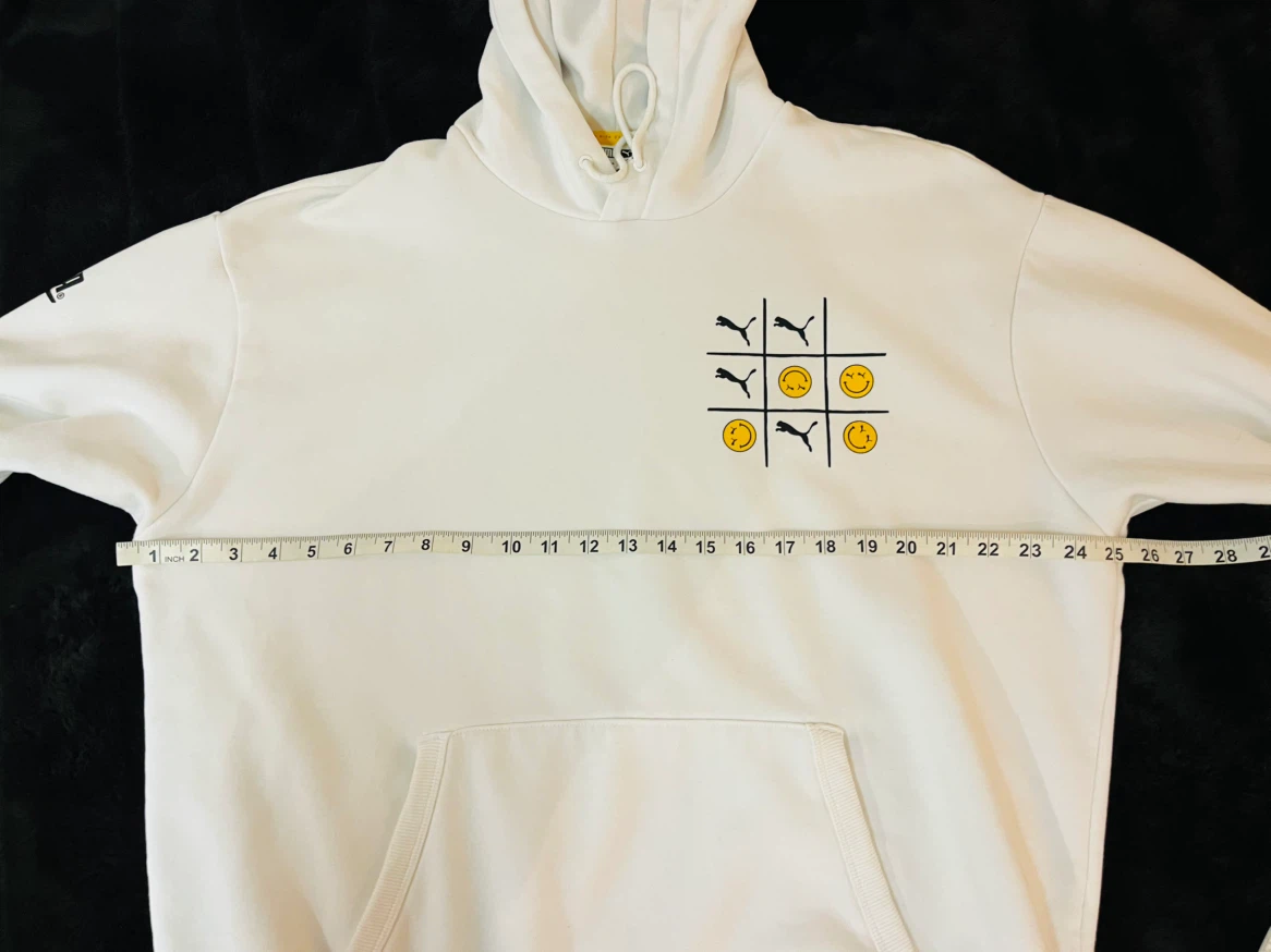 Men’s Large / White Puma Hoodie / great for teen back to school - photo 4