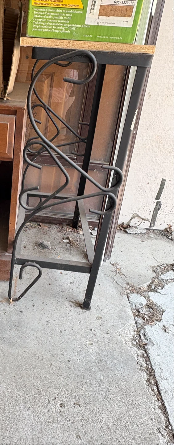 Black Metal Rack
