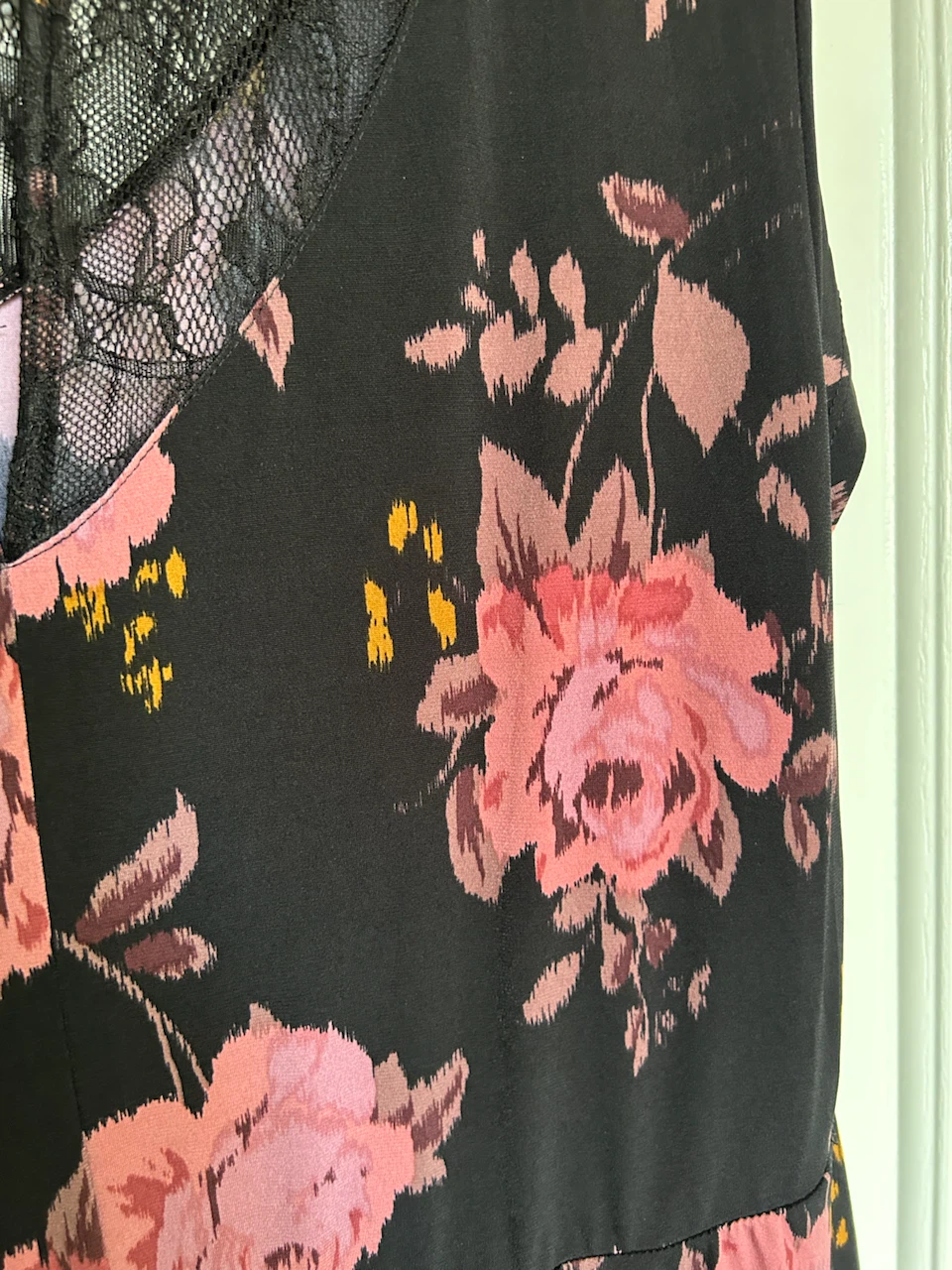 Torrid Black Floral Lace Midi Dress Size 2X - photo 4