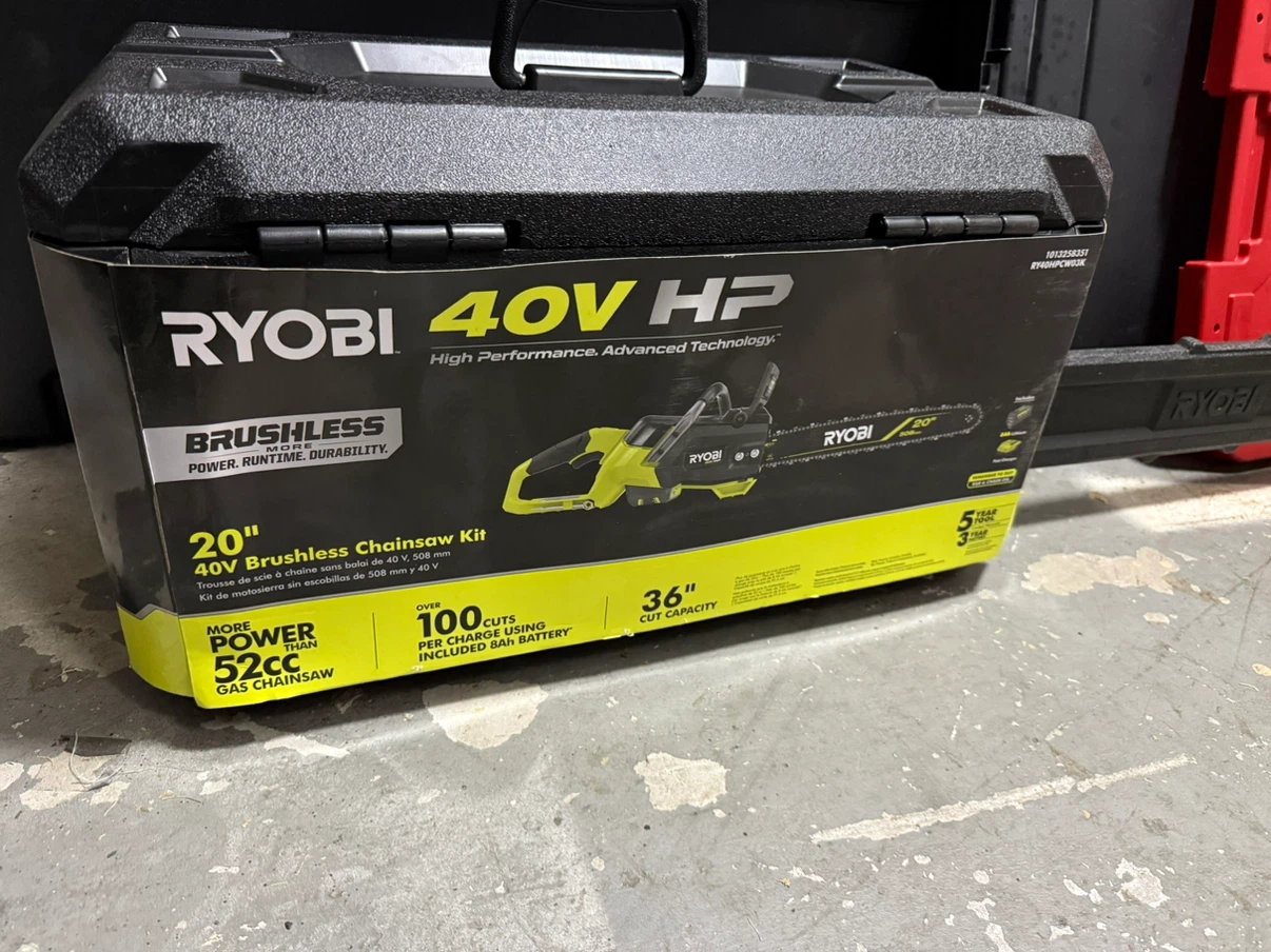 Ryobi 40V HP Brushless 20" Chainsaw