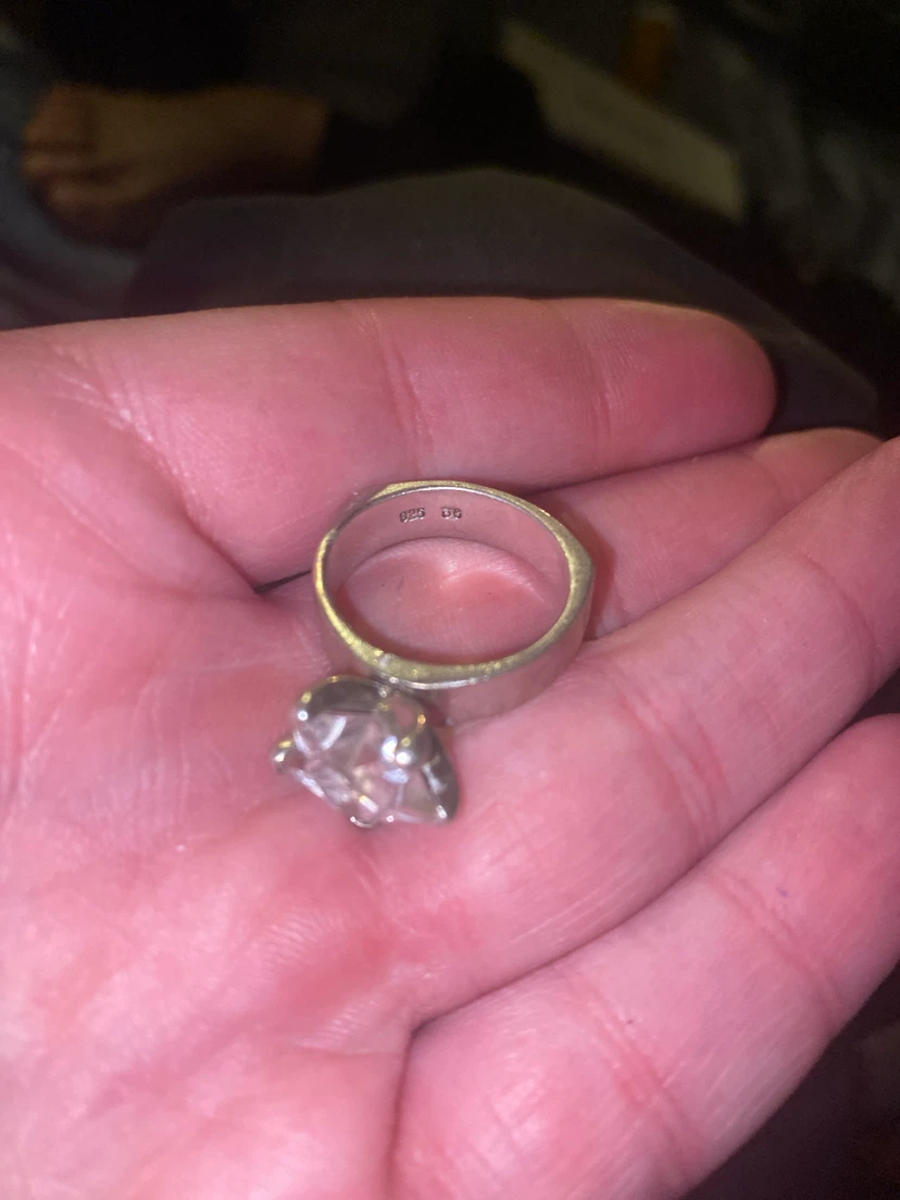 Silver and diamond