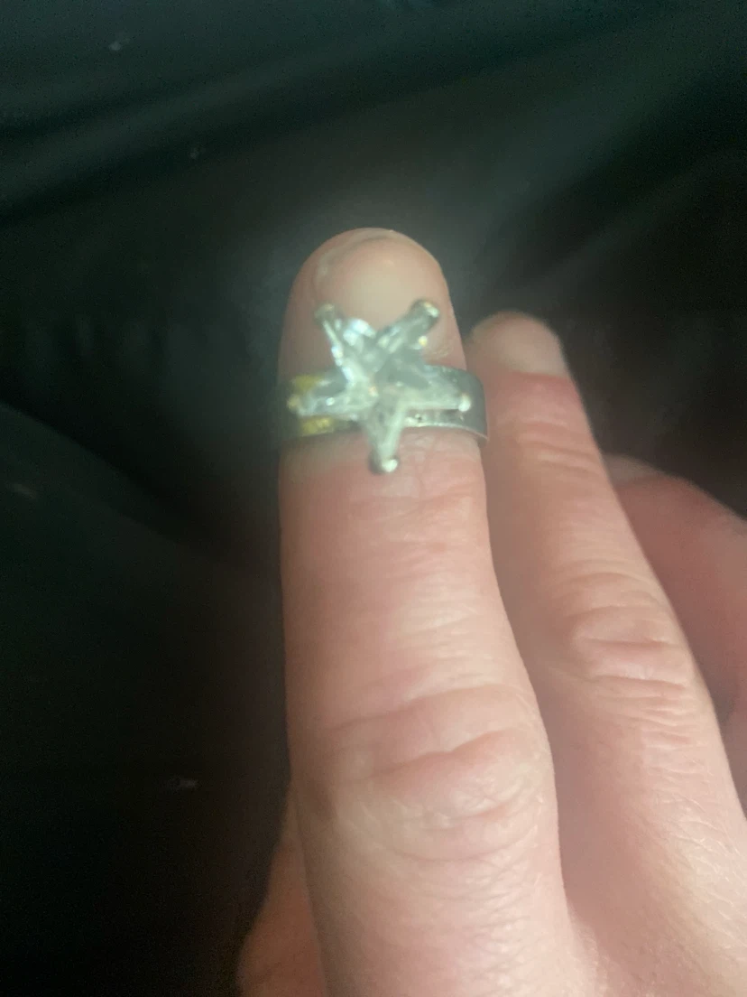 Silver and diamond - photo 2