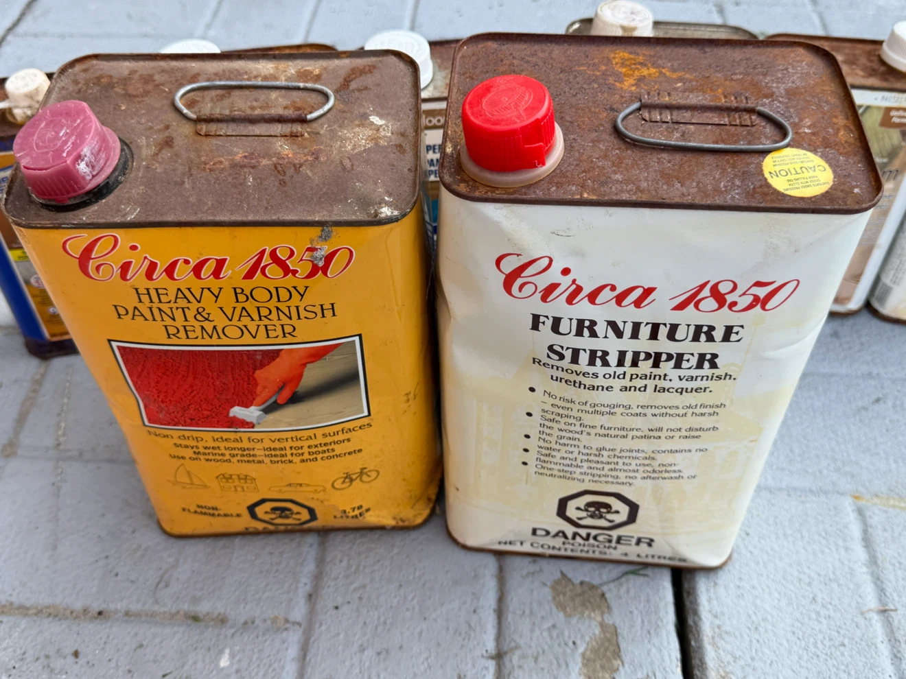 Lot of 7 Paint Strippers & Removers- all for 25