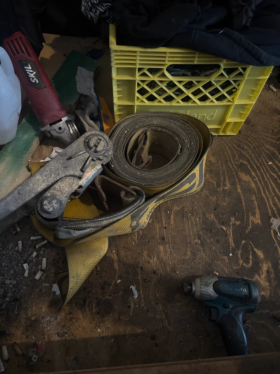 Semi truck or large cargo freight strap