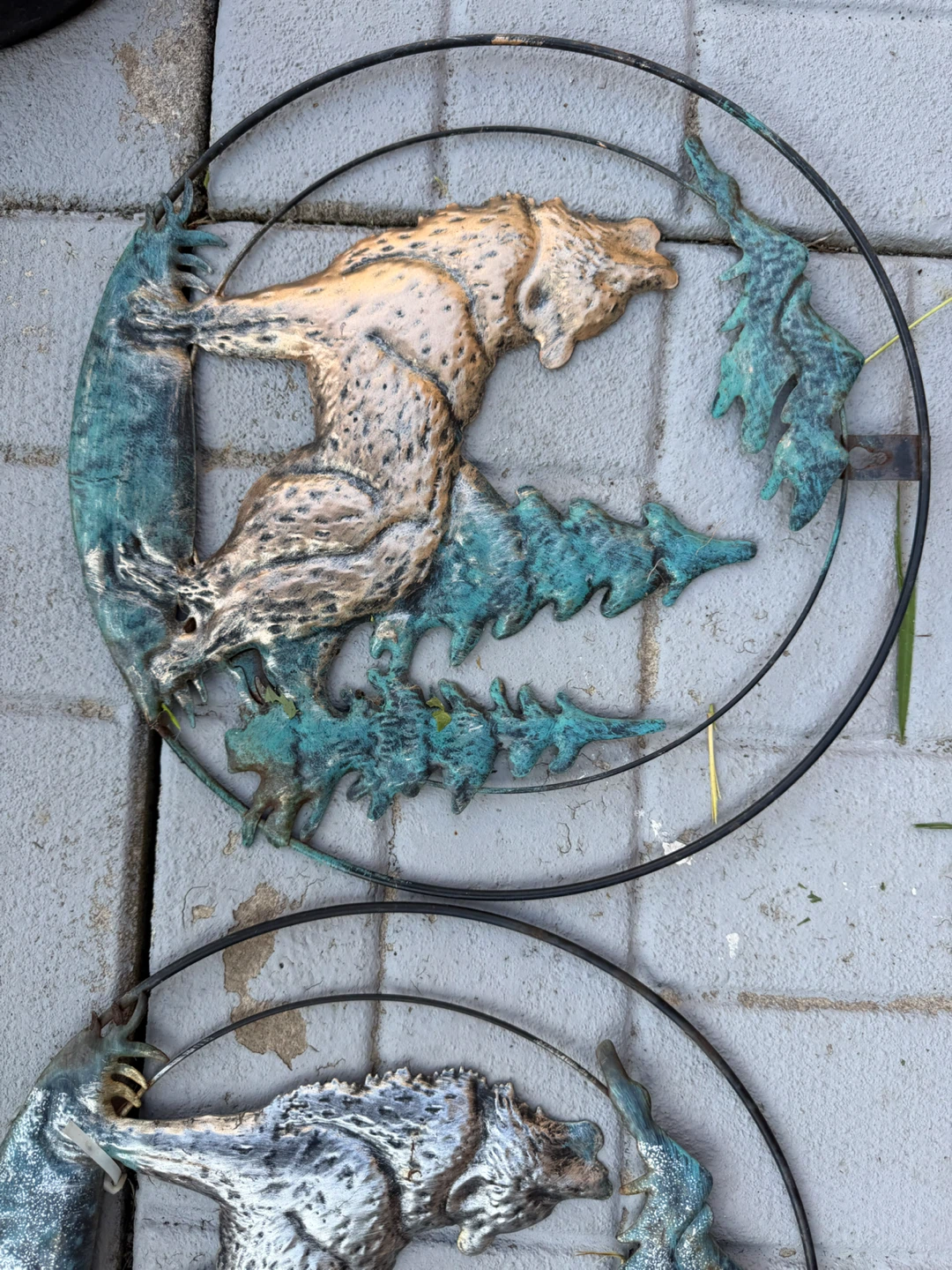 Wolf Metal Wall Art- both for 15 - photo 3