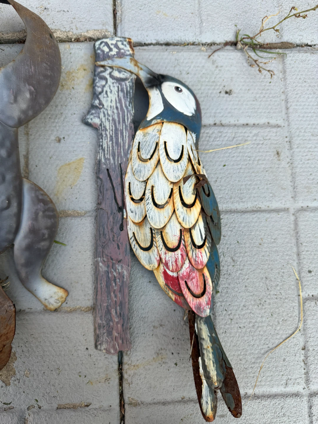 Metal Squirrel and Bird Wall Decor- all for 20$