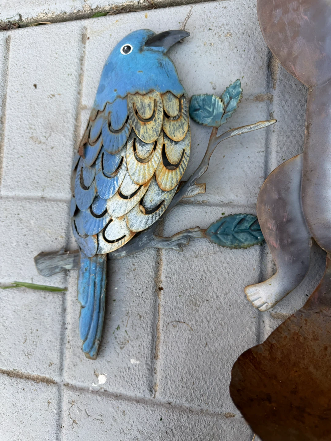 Metal Squirrel and Bird Wall Decor- all for 20$ - photo 3