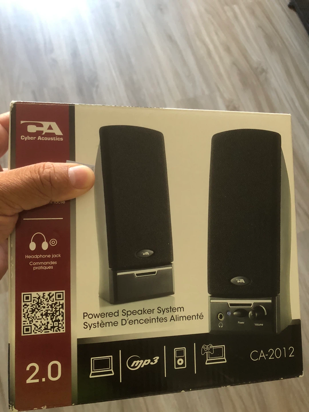Cyber Acoustics CA-2012 2.0 Powered Speaker System - photo 2