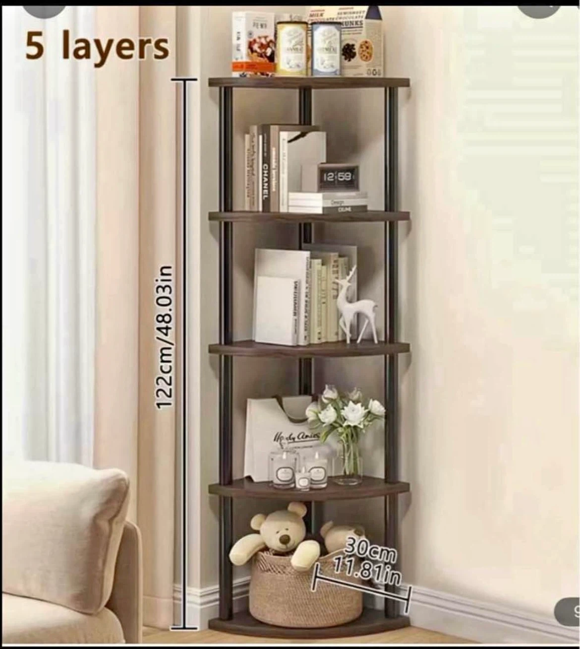 5 Layer Corner Shelf