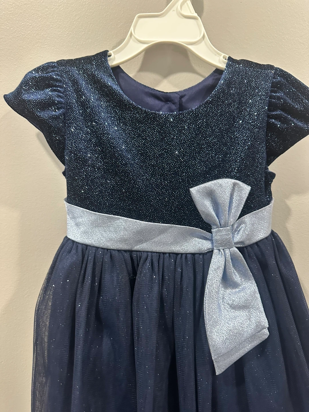 Jona Michelle Navy Sparkle Dress Size 3 - photo 2