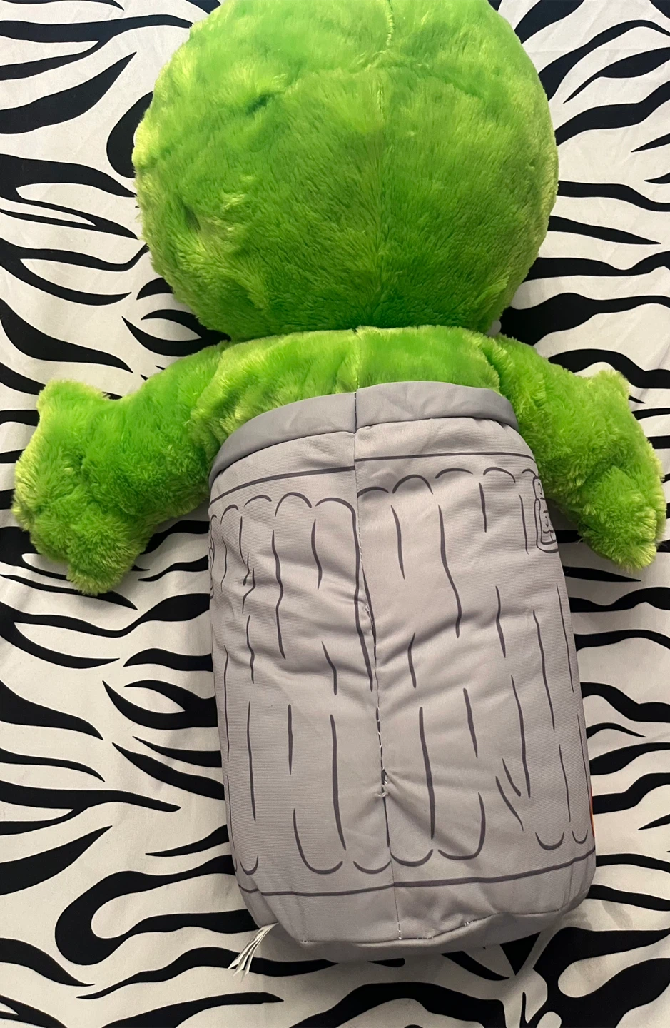 💚 22 in Sesame Street Oscar the Grouch trash can plush toy 💚 - photo 5