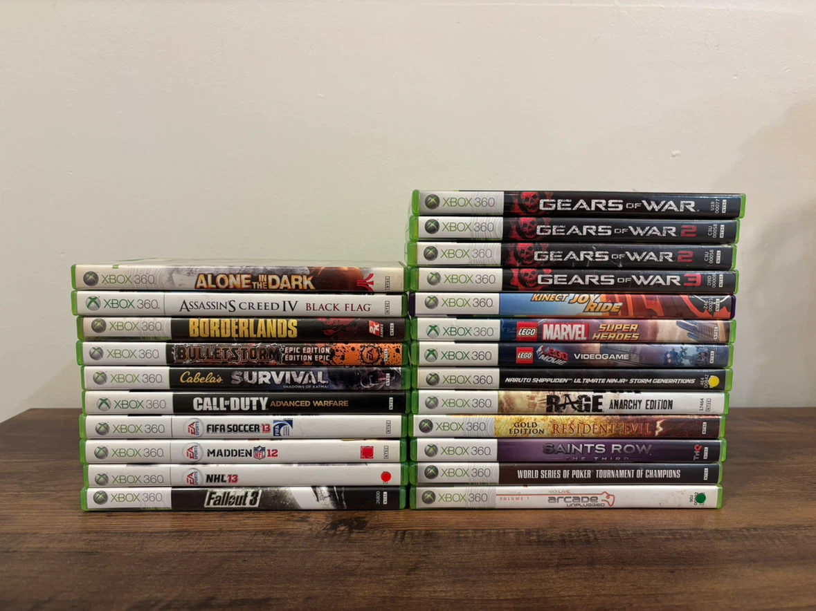 Xbox 360 Video Games - $5 to $10 each