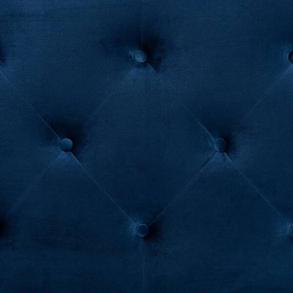 New Queen Size Elegant Blue Upholstered Headboard - photo 2