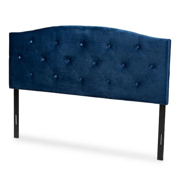 New Queen Size Elegant Blue Upholstered Headboard - photo 3