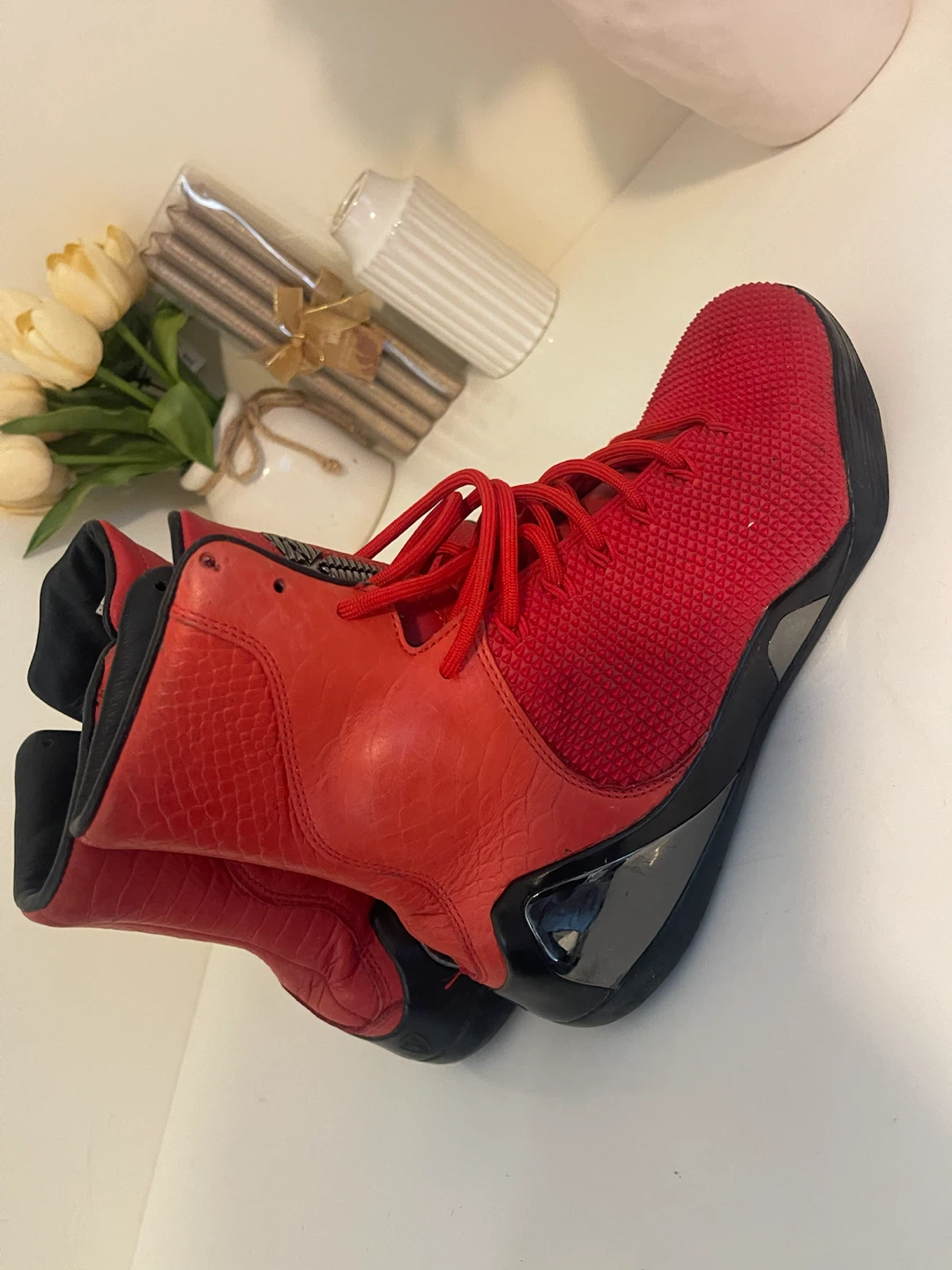Nike Kobe 9 Elite Red Men's Basketball Shoes Size 10