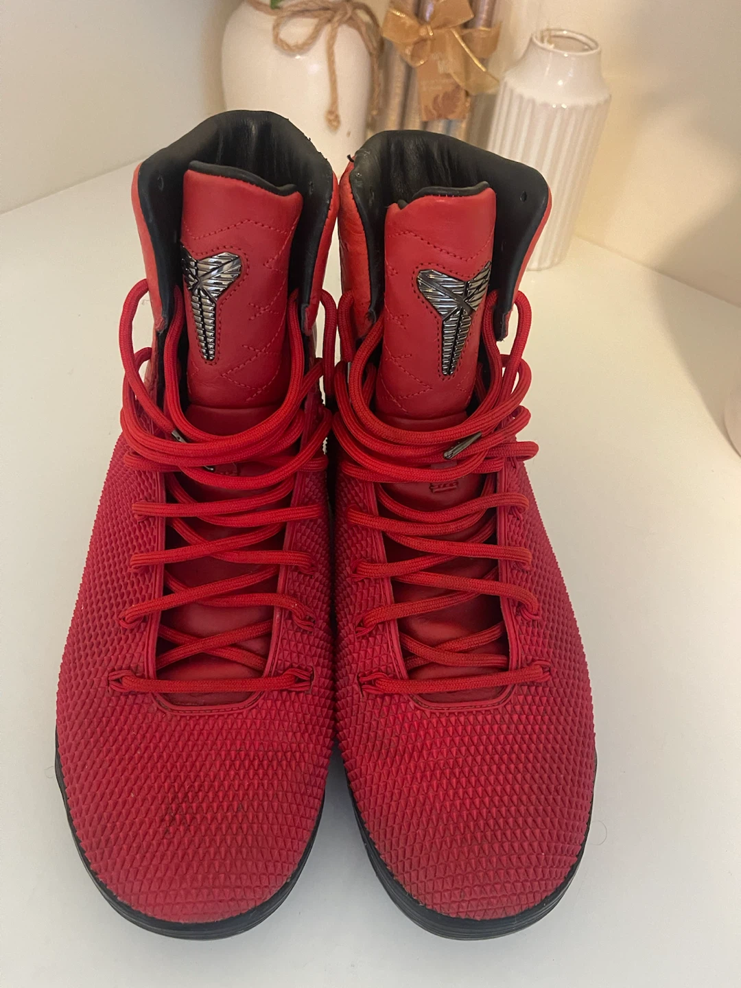Nike Kobe 9 Elite Red Men's Basketball Shoes Size 10 - photo 4
