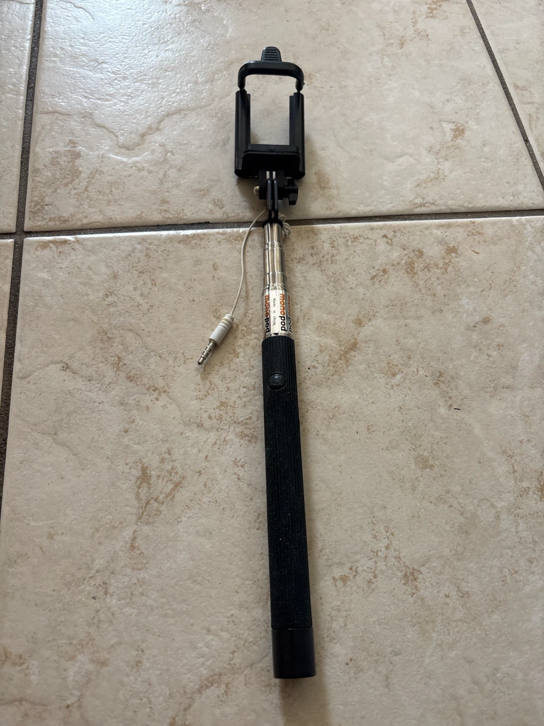 Monopod Selfie Stick with Wired Shutter