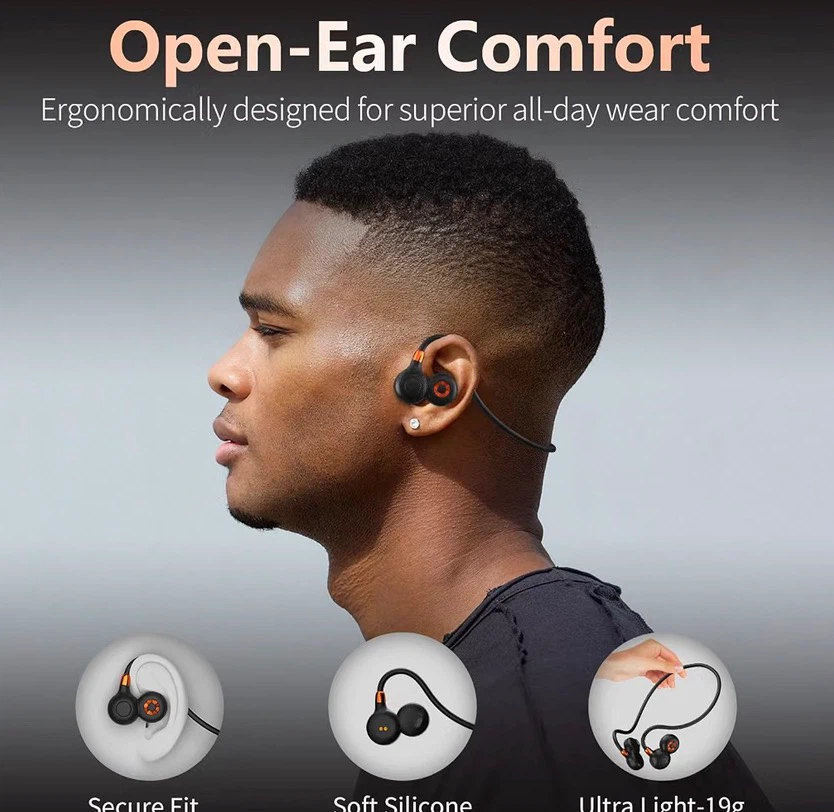 New Ortizan Open Ear Headphones Bluetooth Headset - photo 5