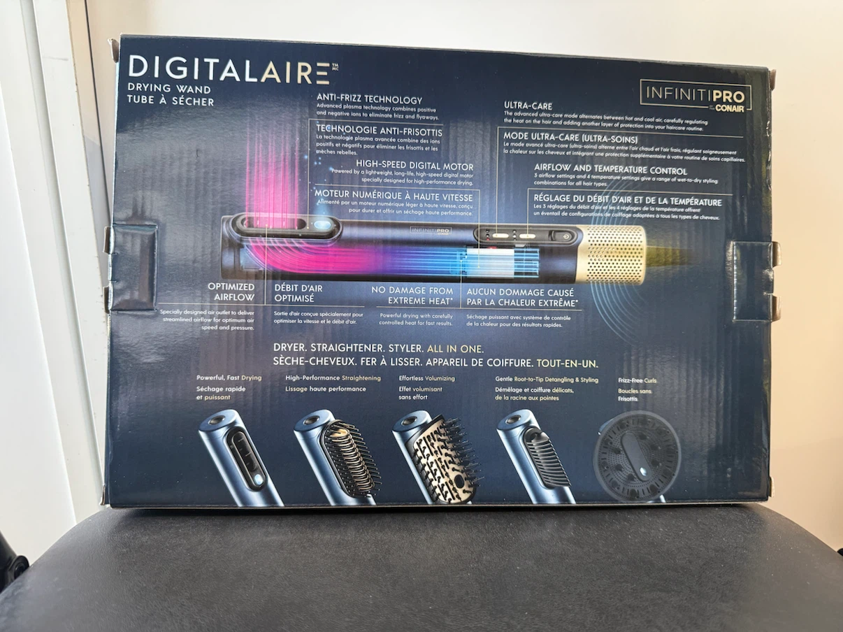 Conair InfinitiPRO DIGITALAIRE Drying Wand - All in One - photo 2