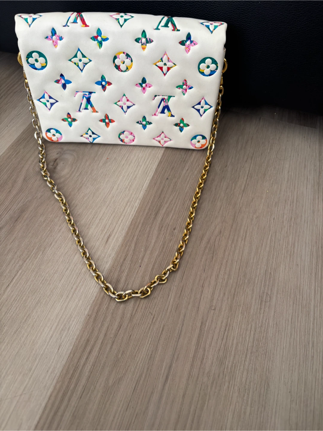 Louis Vuitton White Monogram Clutch/Cosmetic Bag - photo 2