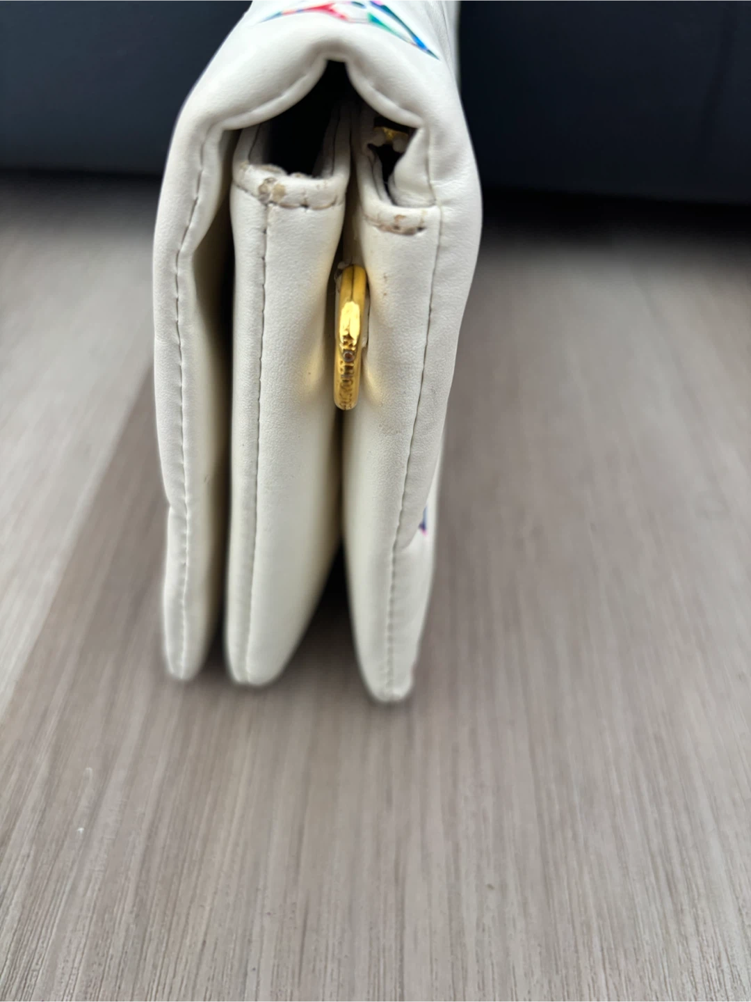 Louis Vuitton White Monogram Clutch/Cosmetic Bag - photo 4