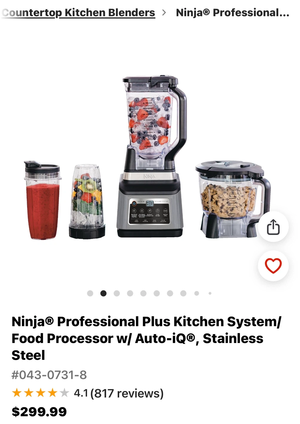 Ninja Professional Plus Kitchen System with Auto-iQ