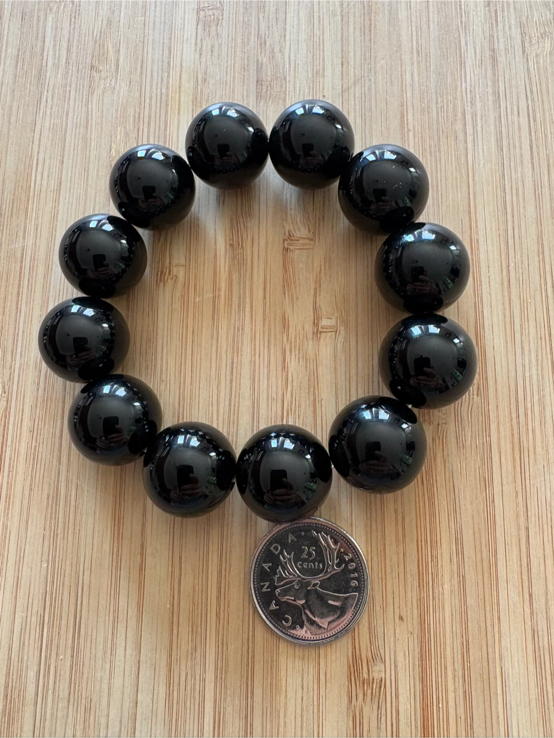 Black Beaded Bracelet - photo 3