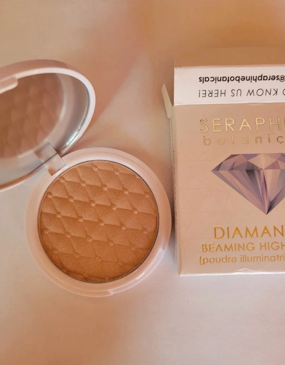 Seraphine Botanicals Diamantine Beaming Highlighter - Oyster