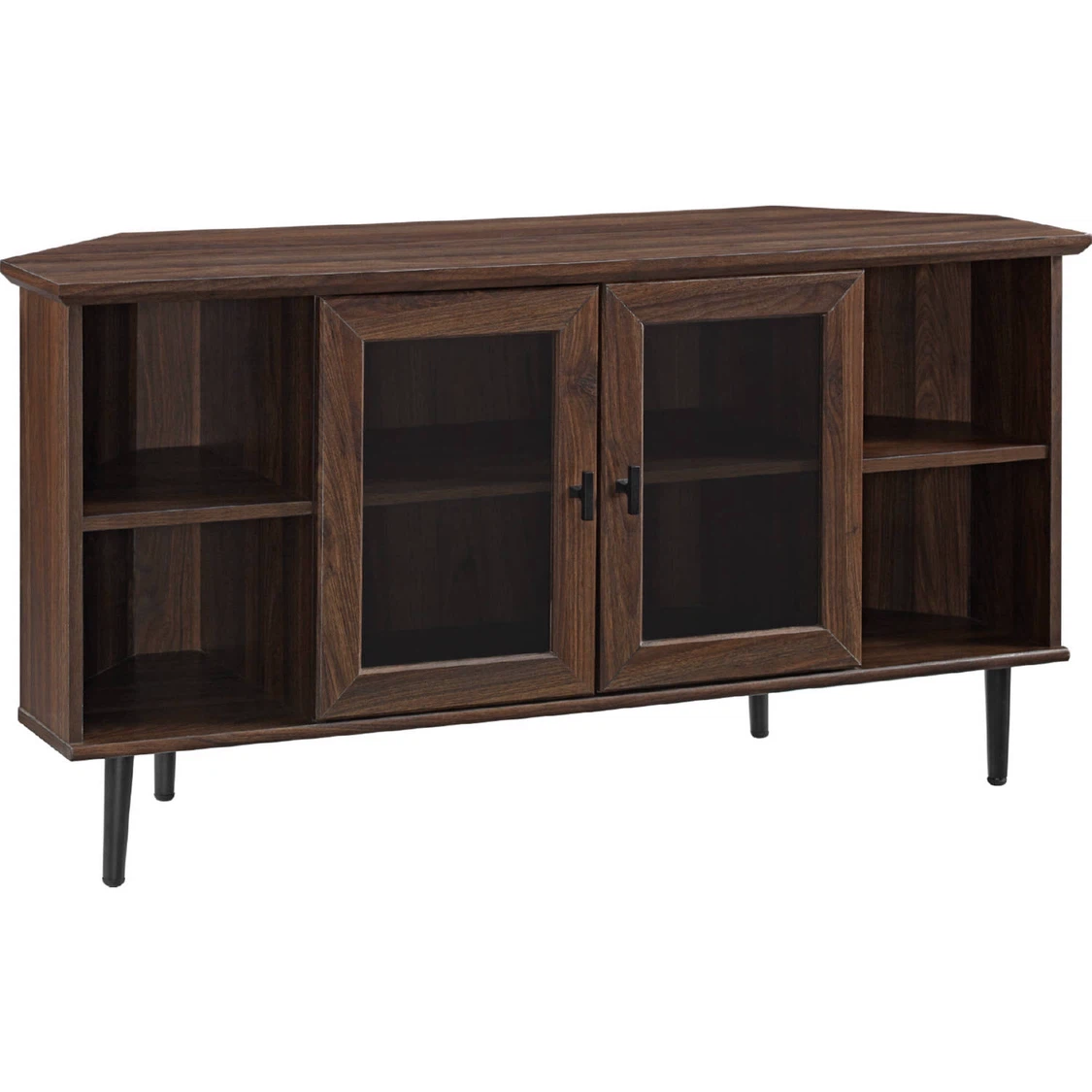 New Storage TV Stand Console - Color: Walnut - photo 5
