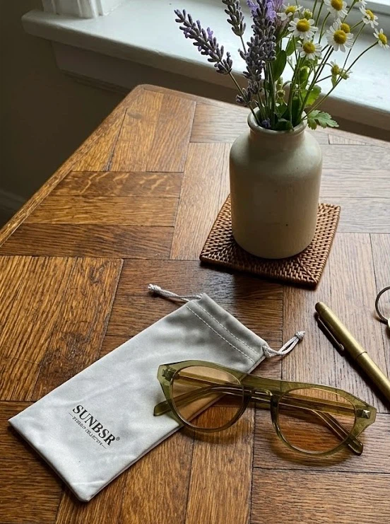 SUNBSR Cat Eye Sunglasses Olive Green - photo 2