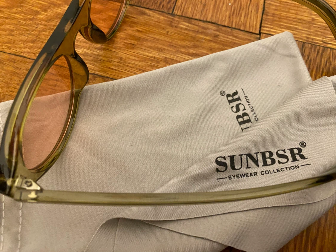 SUNBSR Cat Eye Sunglasses Olive Green - photo 4