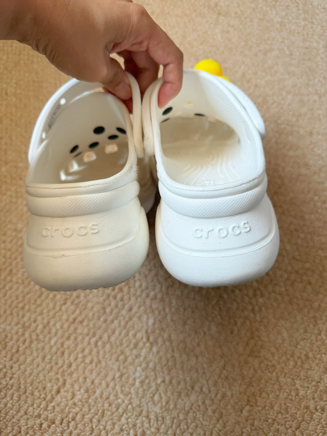 White Crocs Bae Clog with Charms - photo 3