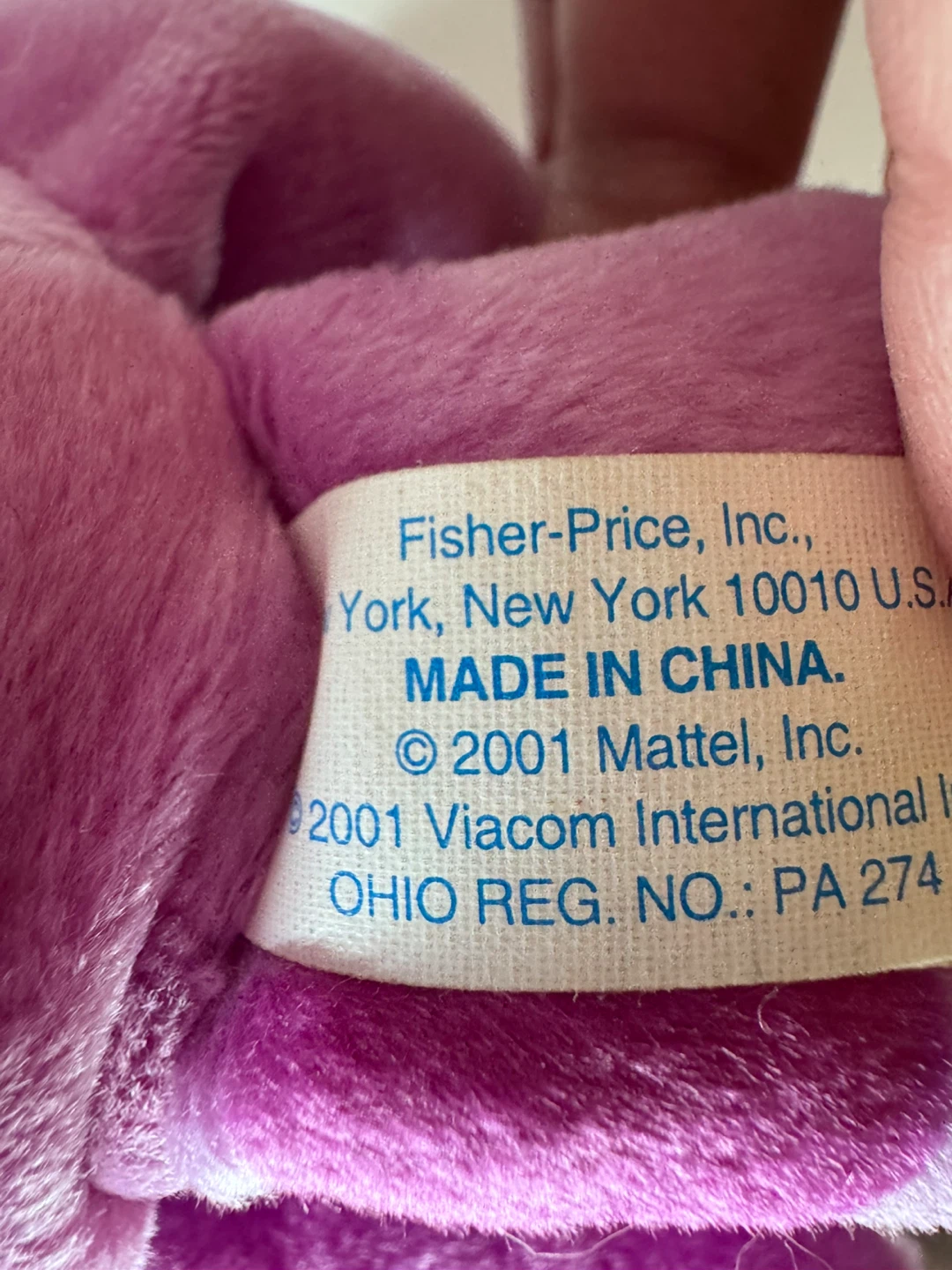 Fisher-Price Blue's Clues Magenta Plush - photo 3