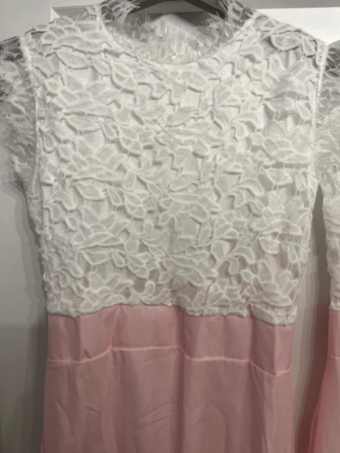 Pink shear and lace dresses - photo 4