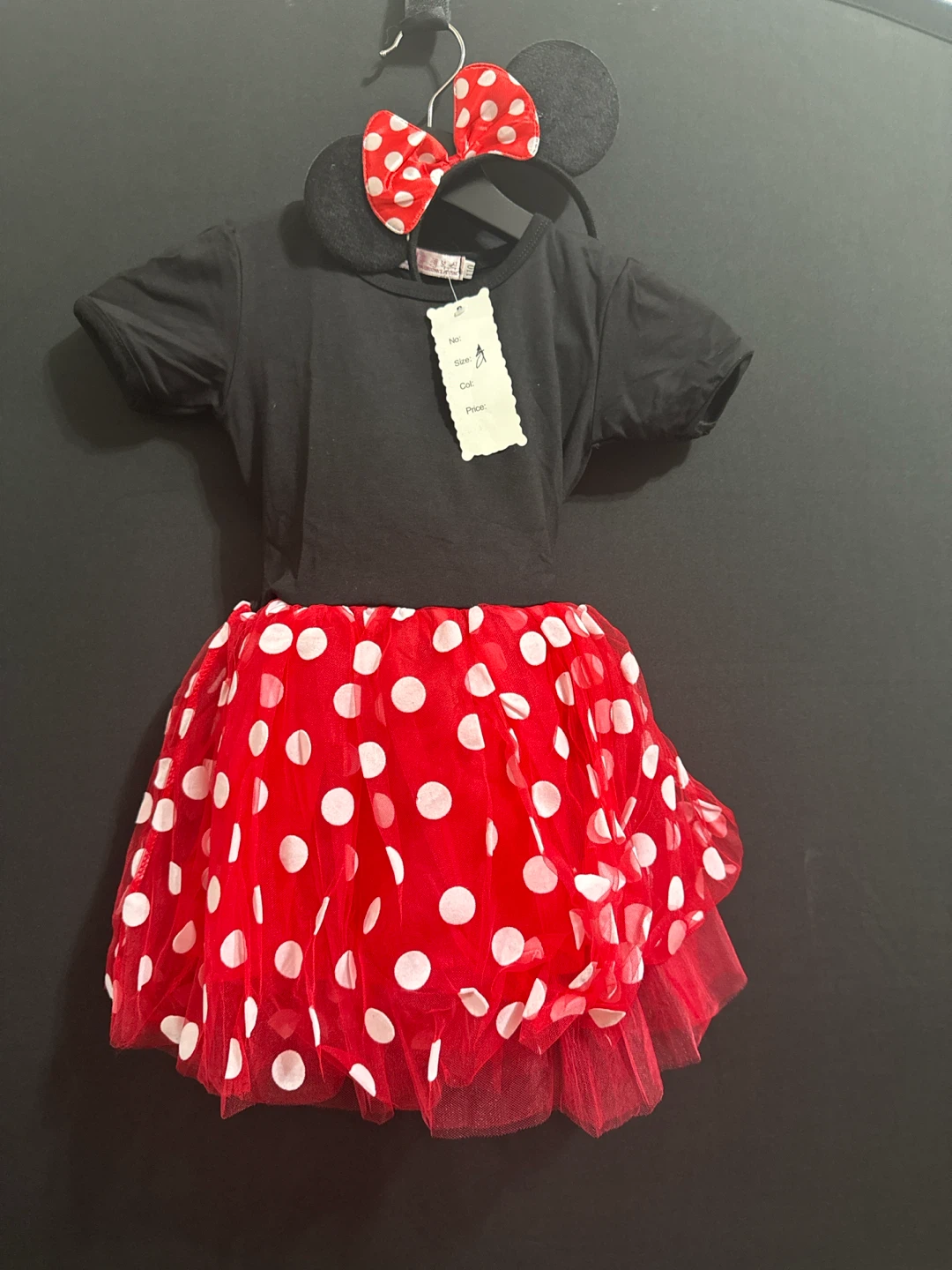 Minnie Mouse Costume Set with Headband